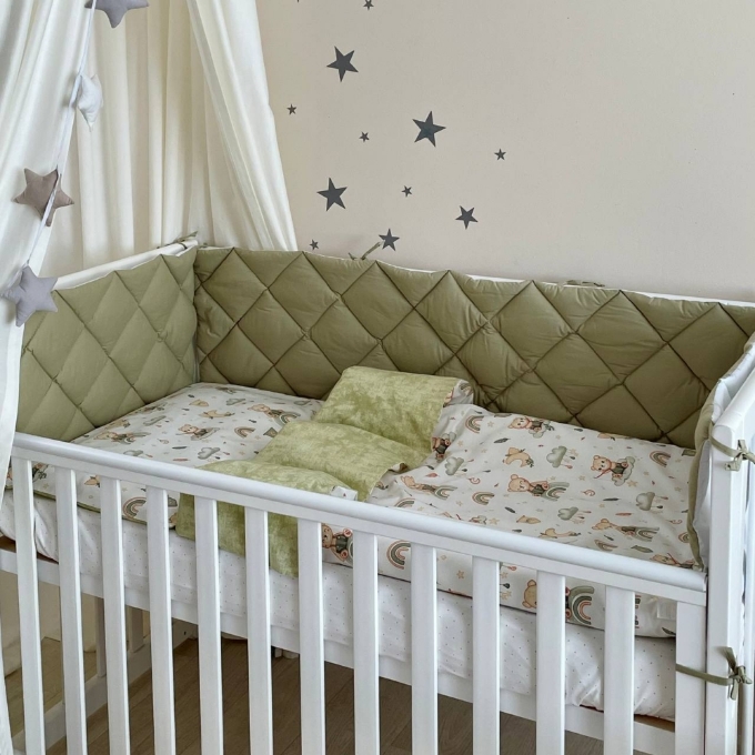 Set lenjerie Patut BebeCopii 6 piese Mix Bear (4)